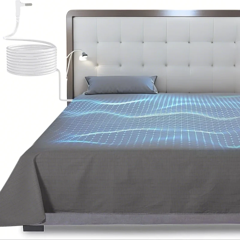 10-Pure-Silver-Fiber-90-Organic-Cotton-Grounded-Adhered-Patch-Customizable-Size-Fitted-Flat-Sheets-Printed-Pattern-for-Hotels