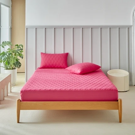 100-Breathable-Polyester-Waterproof-Fitted-Sheet-All-Season-Waterproof-Mattress-Cover-Protector-360-Protection