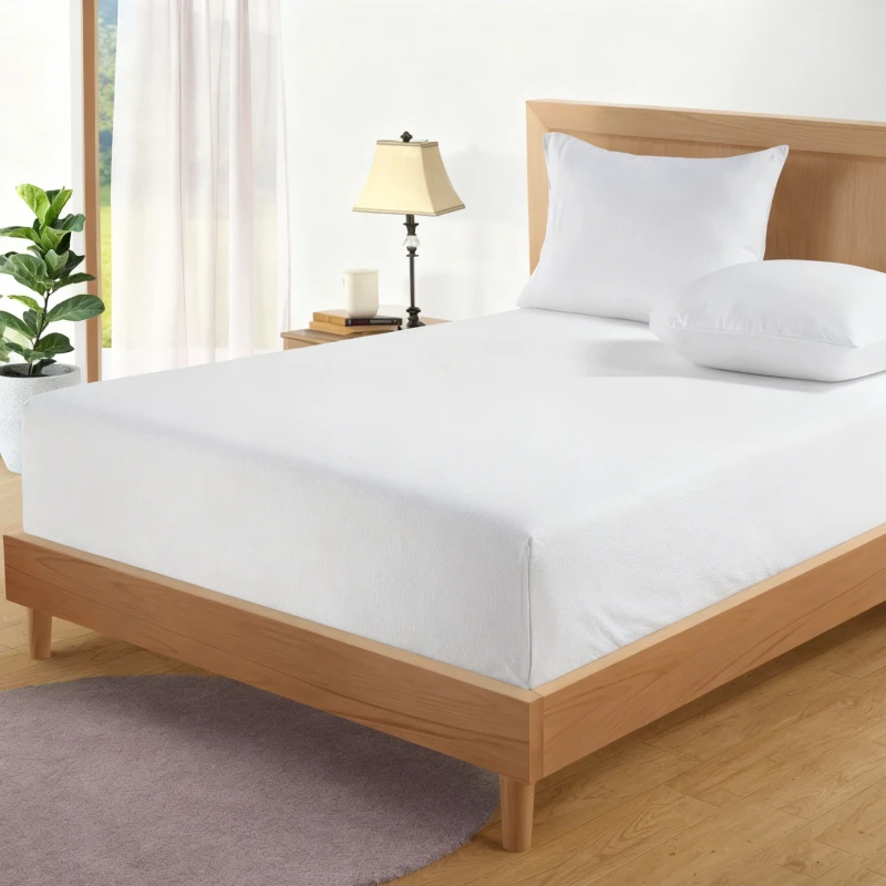 100-Cotton-300TC-Elastic-Fitted-Sheet-Flat-Sheet-Set-for-Custom-Sizes-Hotel-Hospital