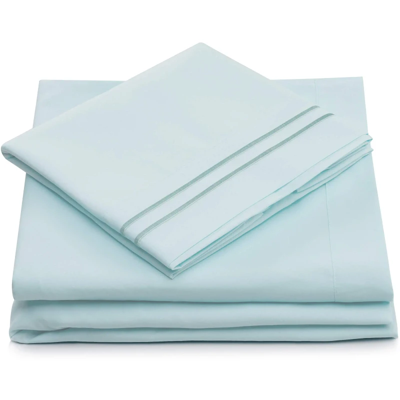 100-Cotton-300TC-OEKO-TEX-Certified-Waterproof-Animal-Character-Floral-Embroidered-Bed-Sheet-Set-Flat