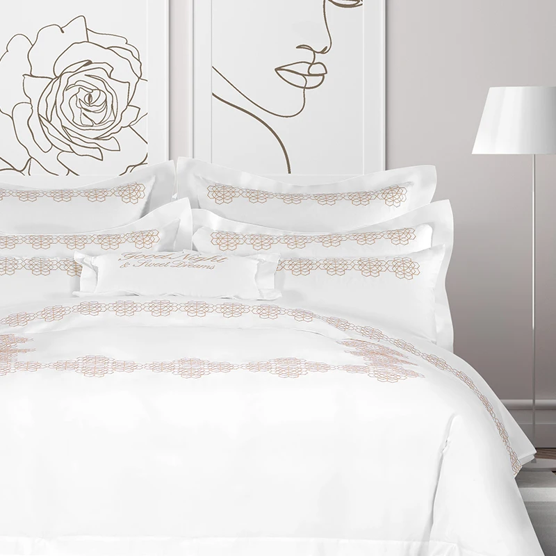 100-Cotton-4-Pcs-Luxury-Bedsheets-Bed-Sheets-Set-With-Quilt-Cover-Hotel-Linen-White-Bedding-Set-for-Double-Bed