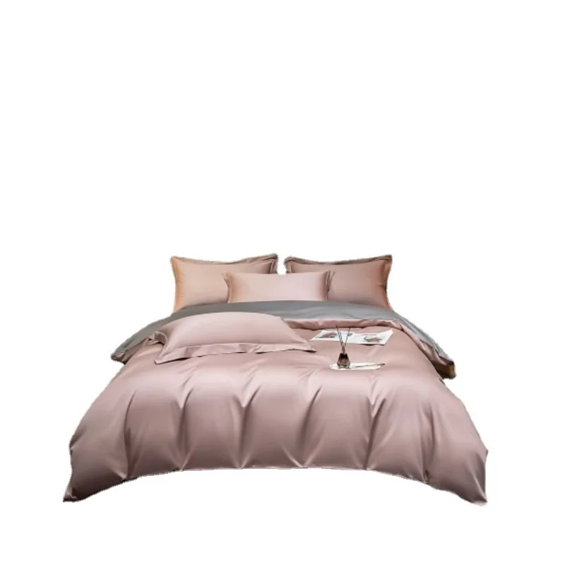 100-Cotton-60-40-300T-Poplin-Duvet-Covers-Bedding-Sets