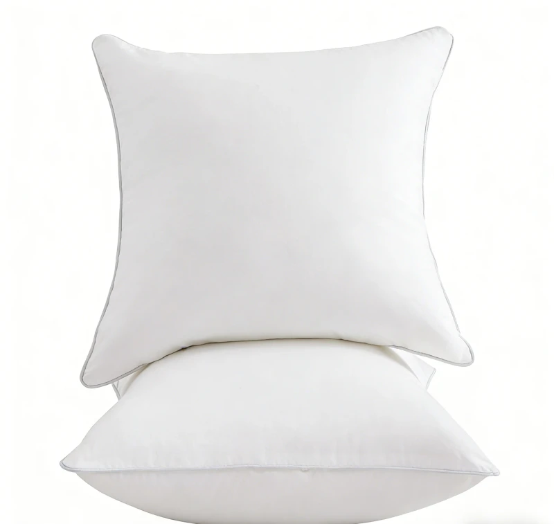100-Cotton-Cover-Down-Alternative-Pillow-Inserts-2-Pack-18x18-Inch-Square-for-Sofa-Couch-Bed-Decor-OEM-ODM