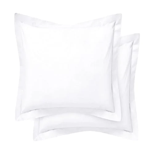 100-Cotton-Decorative-Square-Pillow-Cases-Pack-2-White