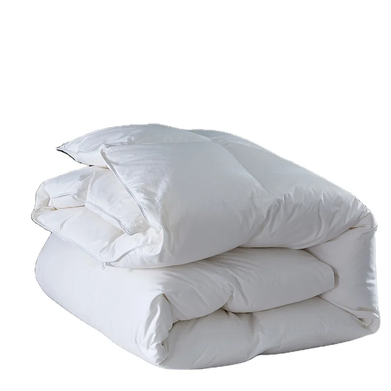 100-Cotton-Downproof-Fabric-Bed-King-Size-White-Goose-Duck-Feather-Filling-Comforter-Down-Insert-Quilt-Duvet