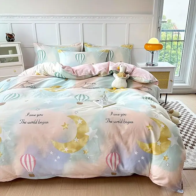 100-Cotton-Duvet-Cover-Set-Twin-Size-Breathable-Kids-Bedding-Printed-3-Piece-Bedspread-Coverlet-Set-for-Children