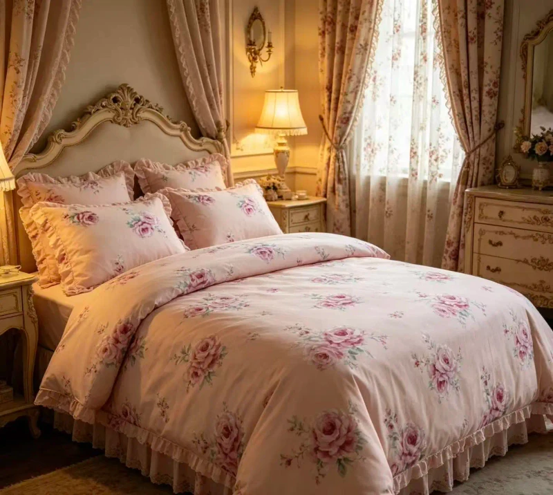 100-Cotton-Embroidery-Bedding-Set-Soft-Skin-Friendly-Non-Irritating-Comfortable-Duvet-Cover-Set-for-Home-Bedroom-Hotel-Decor