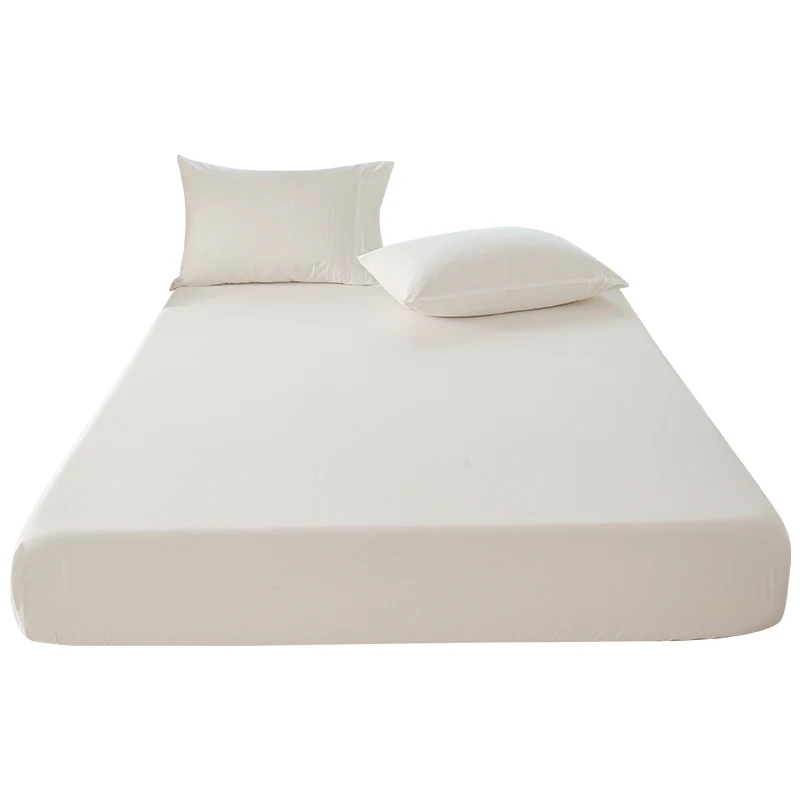 100-Cotton-Fitted-Sheet-Deep-Pocket-Full-Elastic-Soft-Breathable-Size-Color