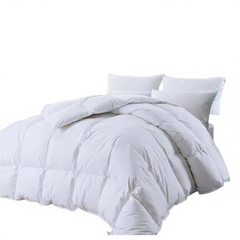 100-Cotton-Goose-Down-Comforter-All-Season-Warm-Cool-Stitching-Custom-Logo-OEM-Accepted-OEKO-Certified-for-Home-Hotel