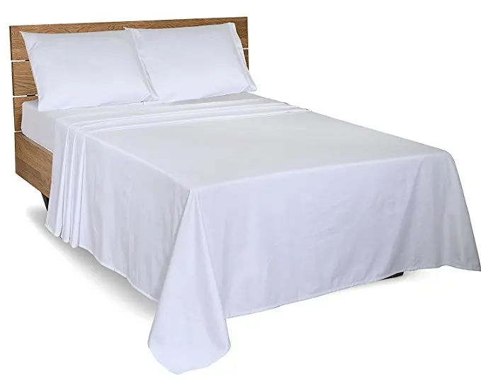 100-Cotton-Hospital-Hotel-Used-Flat-Bed-Sheets-Fitted-Bed-Sheet-for-Full-Queen-King-Bed-Size