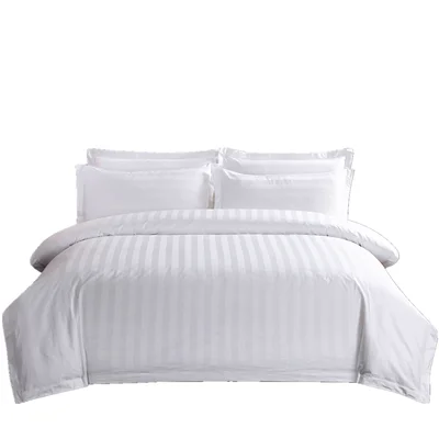 100-Cotton-Hotel-Egyptian-Bedding-Set-Cotton-Bedsheet-Bedding-Set-Bed-Linen-3cm-Stripe-Comforter-Set
