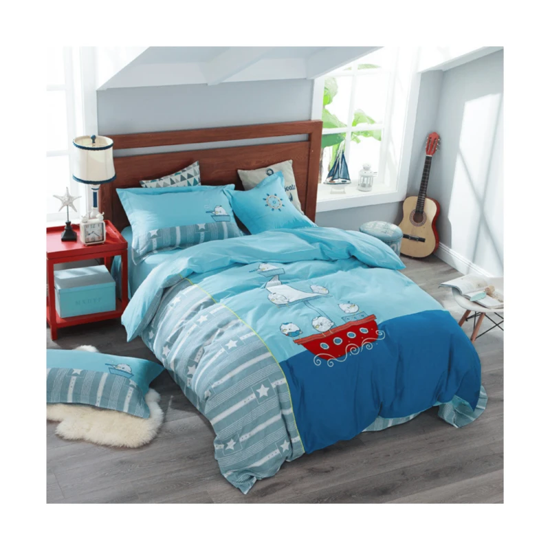 100-Cotton-Kids-Cartoon-Factory-Direct-Bedsheet-Set-Duvet-Cover-Quilt-Kids-Blanket