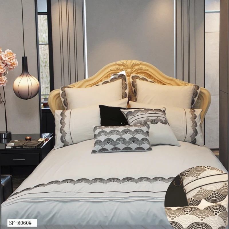 100-Cotton-King-Size-Luxury-Modern-Printed-Comforter-Set-Eco-Friendly