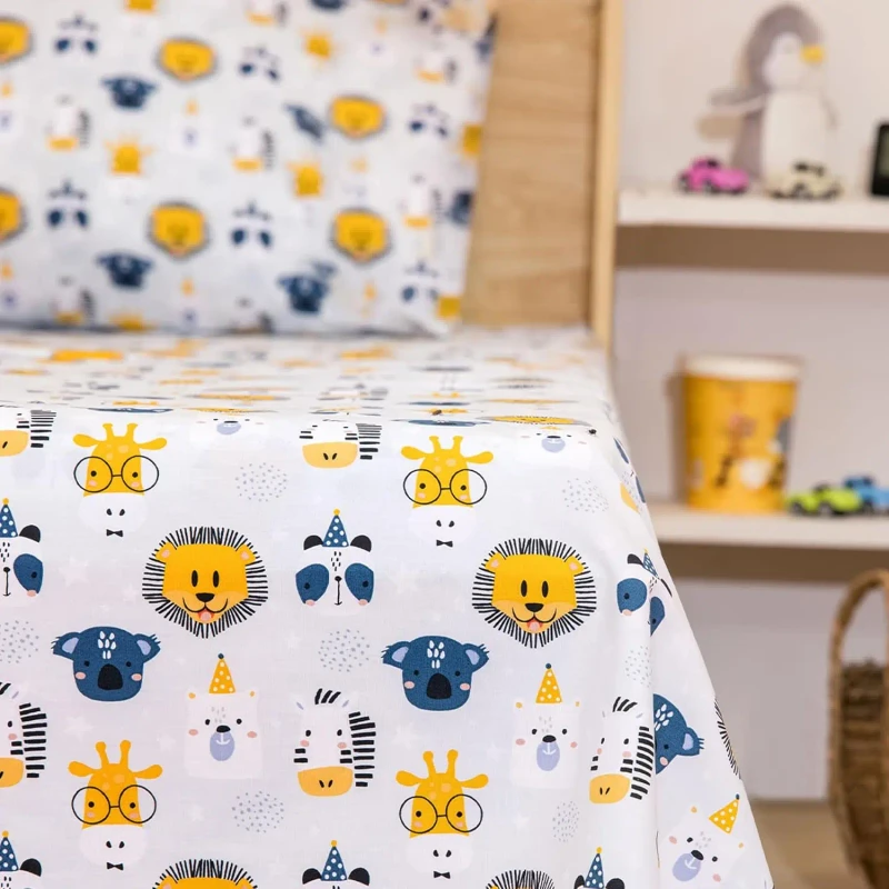 100-Cotton-Modern-Printed-Kids-Bedsheet-Sets-for-Boys-Girls-Animal-Twin-Size-Eco-Friendly-Breathable-Super-Soft-Easy-Care