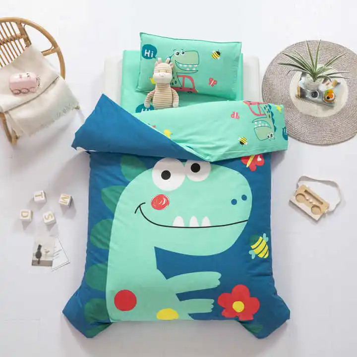 100-Cotton-Printed-Baby-Kids-Bedding-Sets-3-PCS-Bed-Sheets-6PCS-Eco-Friendly-Cotton-Healthy-Sleep-Support-Home