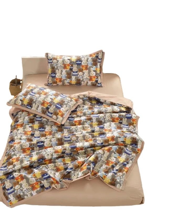 100-Cotton-Woven-Twill-Cartoon-Bedding-Set-for-Kids-Lightweight-120gsm-Fabric-Use-for-Bed-Sheet-Cover-Bag-Shirt