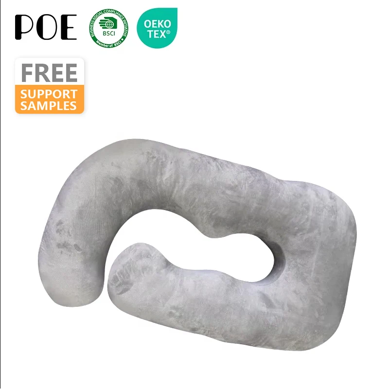 100-Crystal-Velvet-Irregular-Full-Body-Maternity-Pillow-Ergonomic-Massage-Pregnancy-Support-Washable-Sleeping-Cushion