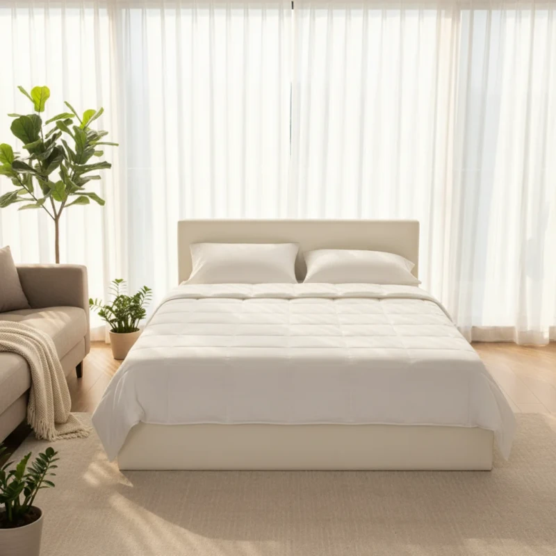 100-Eucalyptus-Lyocell-Shell-and-Fill-Quilt-Lightweight-Summer-Duvet-Insert-Tencel-Comforter