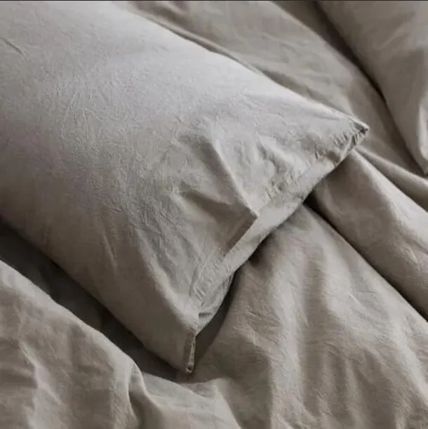 100-French-Linen-14sx14s-54x54-Stonewashed-Bed-Sheet-Set-Flat-Sheet-Fitted-Sheet-and-Pillowcase
