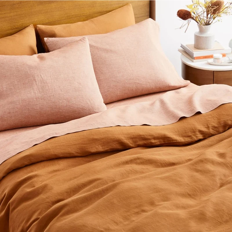 100-French-Linen-Bedding-Sets-Flax-Bed-Sheet-Set-Stone-Washed-Bedsheet-Duvet-Cover-Set