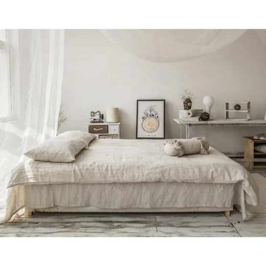 100-Hemp-Bedding-170gsm-Natual-Color-Eco-friendly-Duvet-Cover-Flat-Fitted-Sheet-Bed-Set