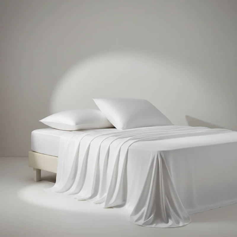 100-Lyocell-Fitted-Flat-Bed-Sheet-with-Pillowcase-4-Piece-Sets