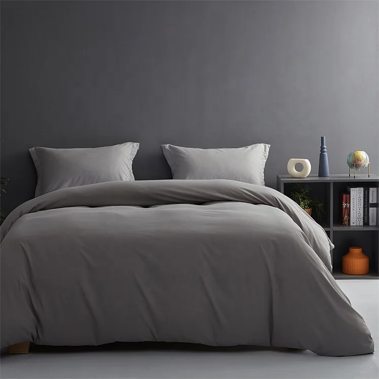 100-Microfiber-Gray-3pcs-Set-Pillow-Case-Quilt-Comforter-Cover-Sets-Bedding-Set-Luxury-Machine-Washable-Juego-De-Cama