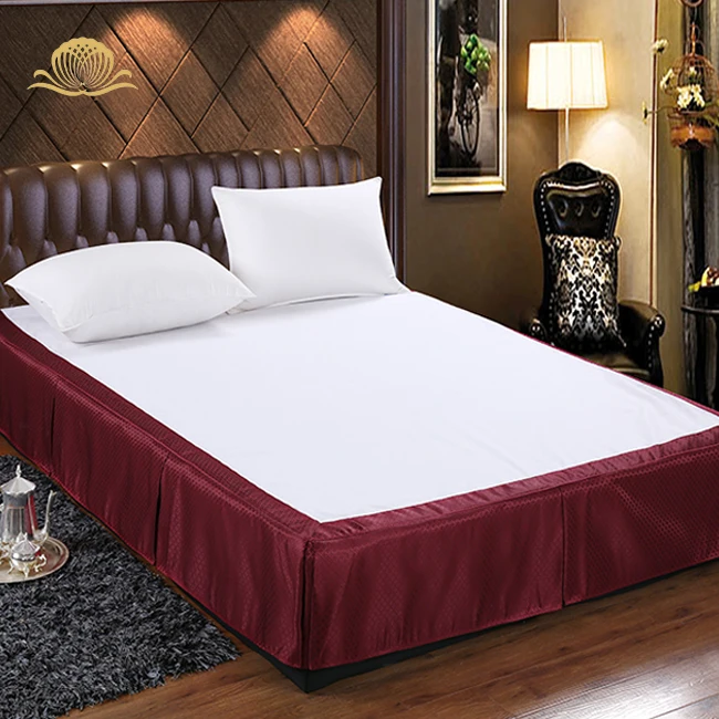 100-Microfiber-Polyester-Bed-Cover-with-Luxury-Floral-Pattern-Bed-Skirt-for-Hotel-Use