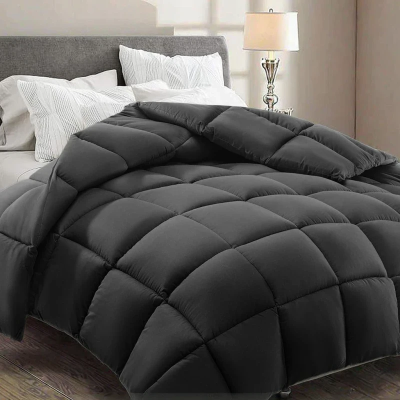 100-Microfiber-Super-Soft-Goose-Down-Comforter-with-Quilted-Technology-Queen-Size-Bedding-Product-for-Home-Use-and-Hotels