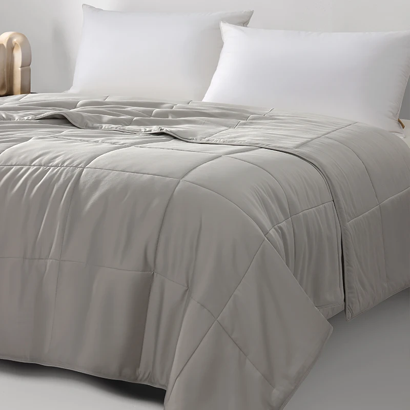 100-Natural-Cotton-Fluffy-Quilt-Bamboo-Fiber-Filling-Breathable-Skin-Friendly-All-Season-Simple-Style-Home-Hotel-Use-Model