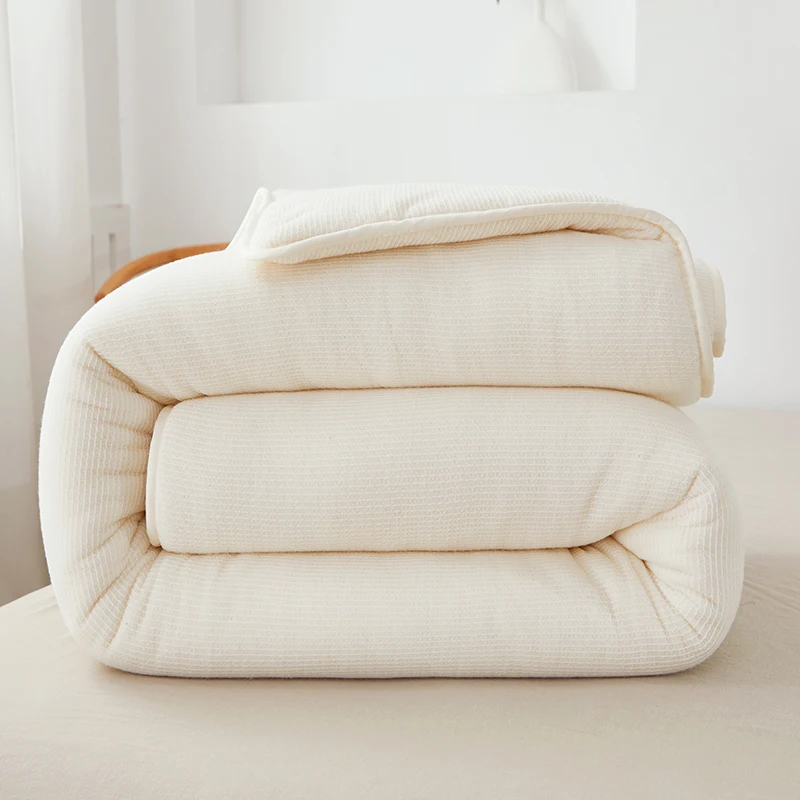 100-Natural-Cotton-Quilt-Set-King-Size-3-Pieces-Durable-Textured-Substantial-Bedding-Quilted-Coverlet-Bedspread