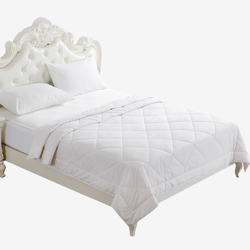 100-Natural-Cotton-and-Mixed-Wool-Quilt-Queen-Size-Winter-Comforter-with-Stitching-Pattern-Casing-Cotton-Fabric