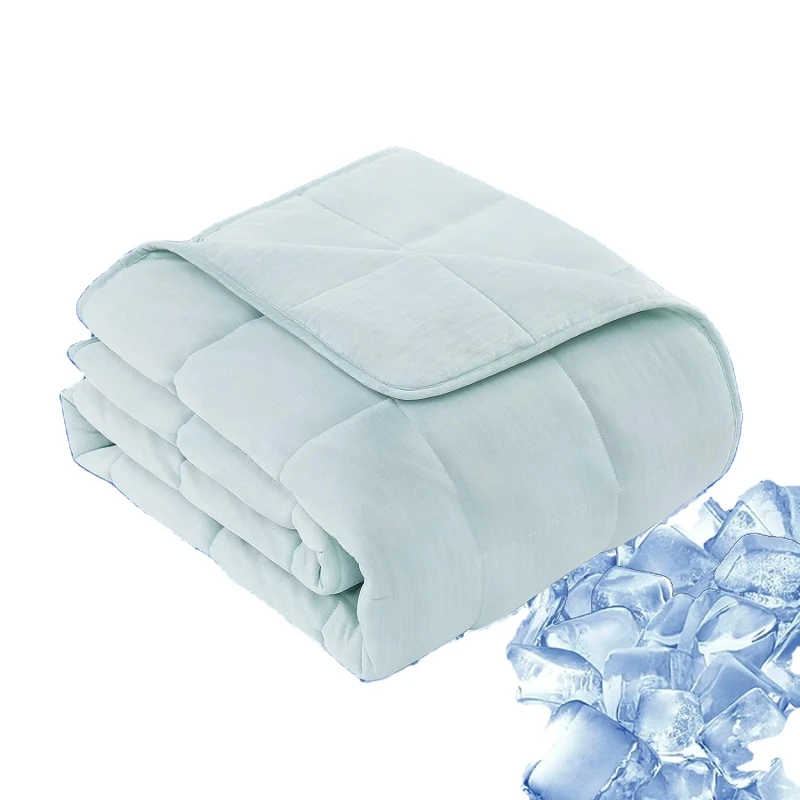 100-Oeko-Tex-Certified-Breathable-Cooling-Blanket-Ice-Blue-Cooling-Weighted-Blanket-Soft-Cool-Heavy-Blankets-for-Hot-Sleepers