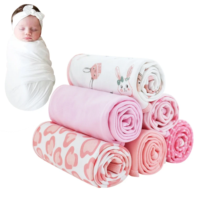100-Organic-Cotton-Baby-Blanket-Soft-Breathable-Swaddle-Wrap-New-Born-Animal-Pattern-Kids-Bedding