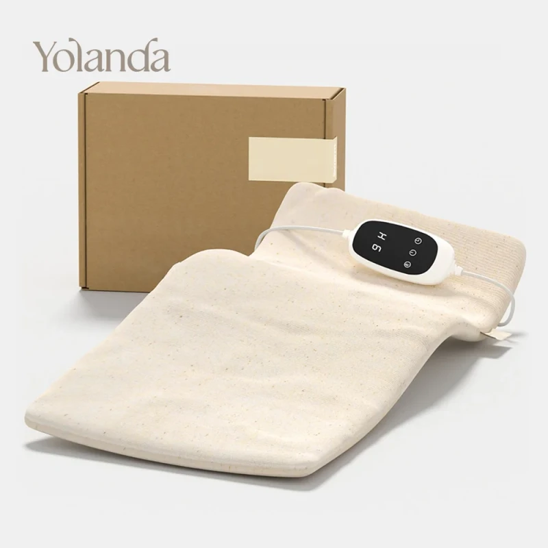 100-Organic-Cotton-Weighted-Therapeutic-Heating-Blanket-for-Fatigue-Relief-and-Stress-Soothing