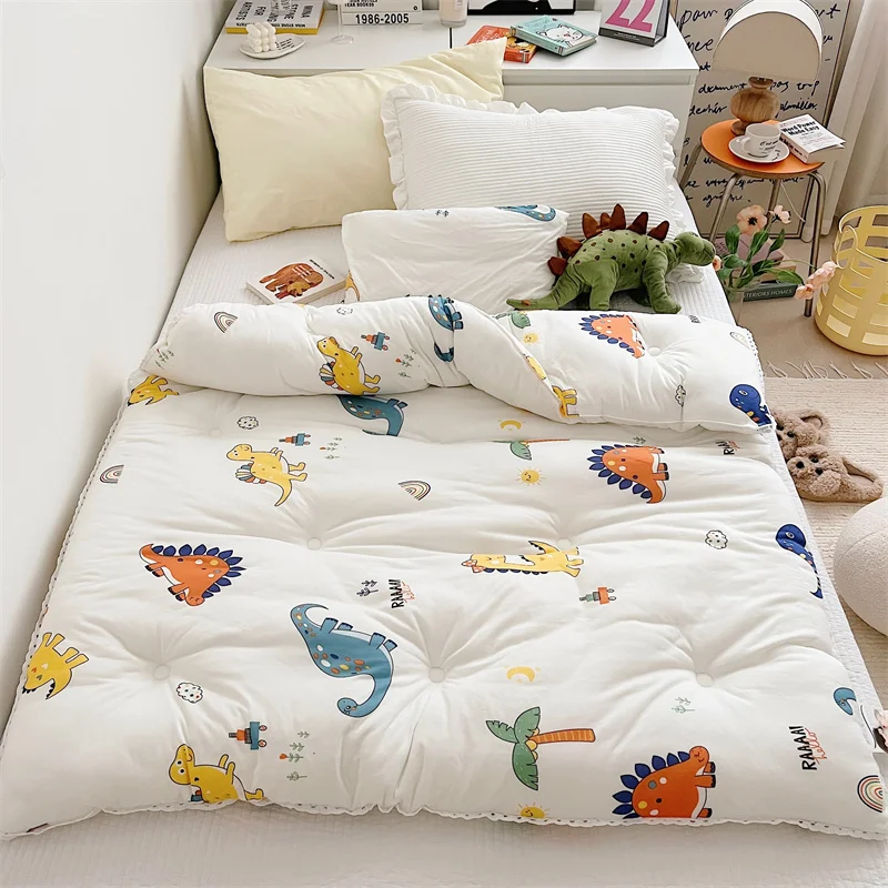 100-Polyester-Children-Cute-Bedding-Set-Quilt-Single-Bed-Cover-Blanket