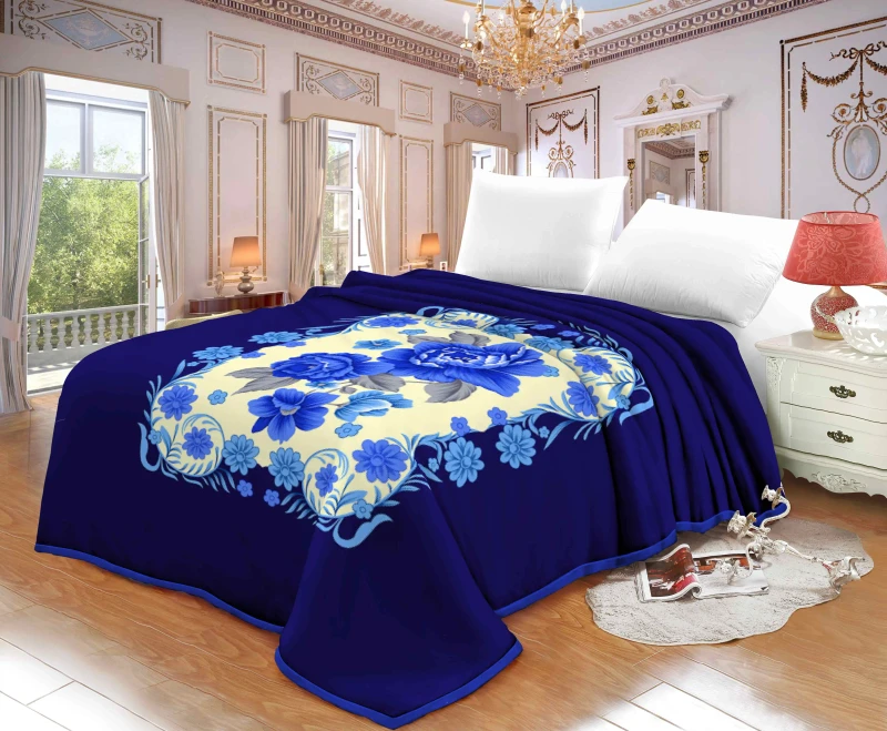 100-Polyester-Home-Bed-Heavy-Fleece-Plush-Winter-Blanket-Raschel-Mink-Faux-Vintage-Geometric-Blanket-Fleece