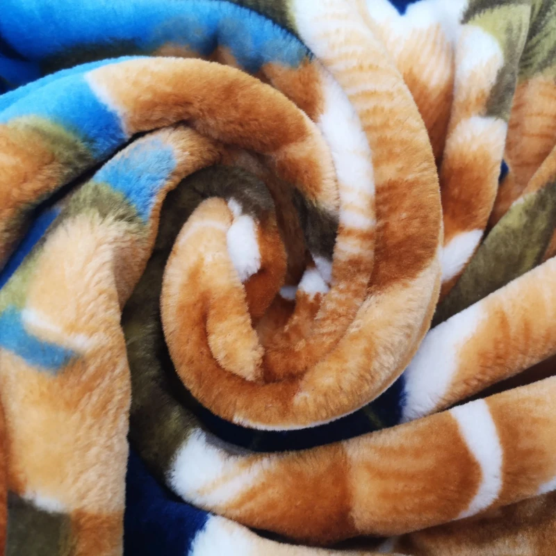 100-Polyester-Material-Plain-Style-Super-Soft-Warm-Raschel-Blanket-King-Size