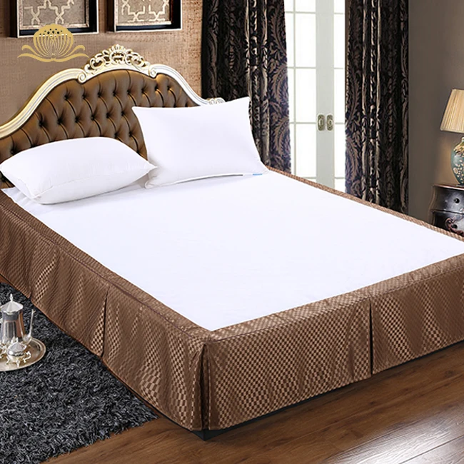 100-Polyester-Microfiber-Bed-Skirt-Set-Plain-Dyed-Pattern-300tc-Thread-Count-60-Fabric-Count-Breathable-Eco-Friendly-Bedding