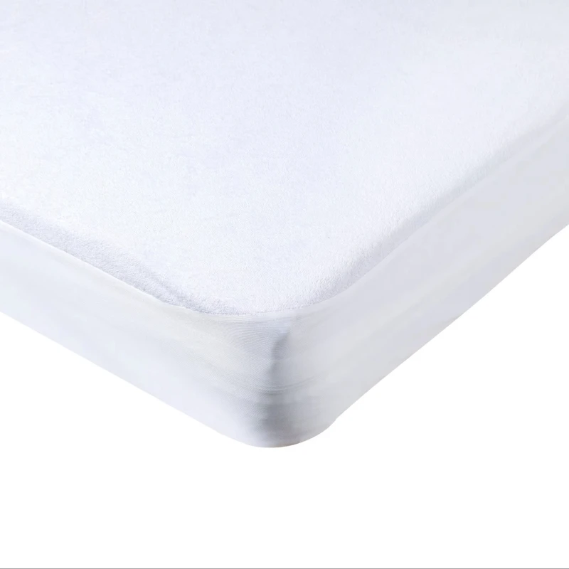 100-Polyester-Waterproof-Mattress-Protector-Smooth-Hydrophobic-Material