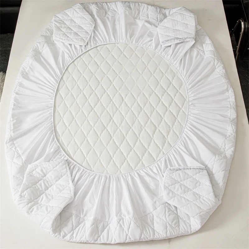 100-Polyester-Woven-Waterproof-Mattress-Protector-Bed-Mat-Plain-All-Season-for-Adults-Stylish-Home-Use