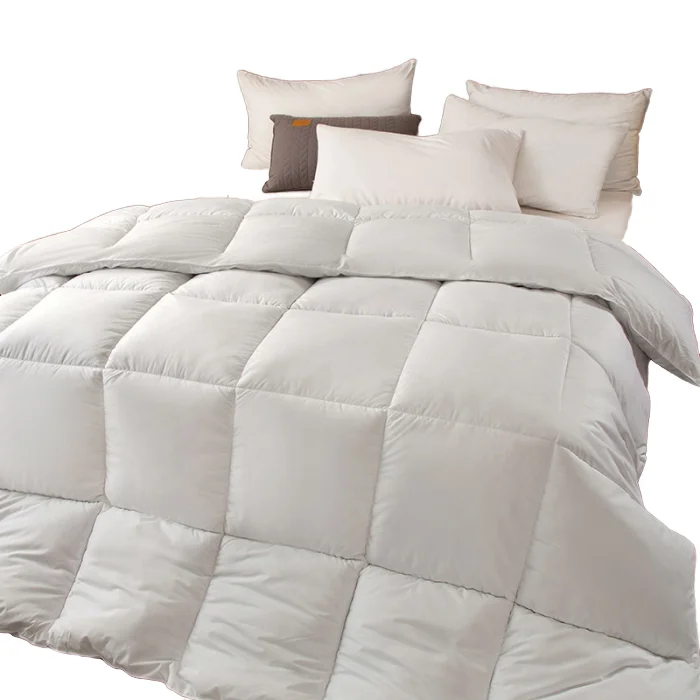 100-Pure-Cotton-Quilted-Bedding-with-Polyester-Filling-Breathable-Eco-Friendly-Hypoallergenic-for-Home-Hotel-Use
