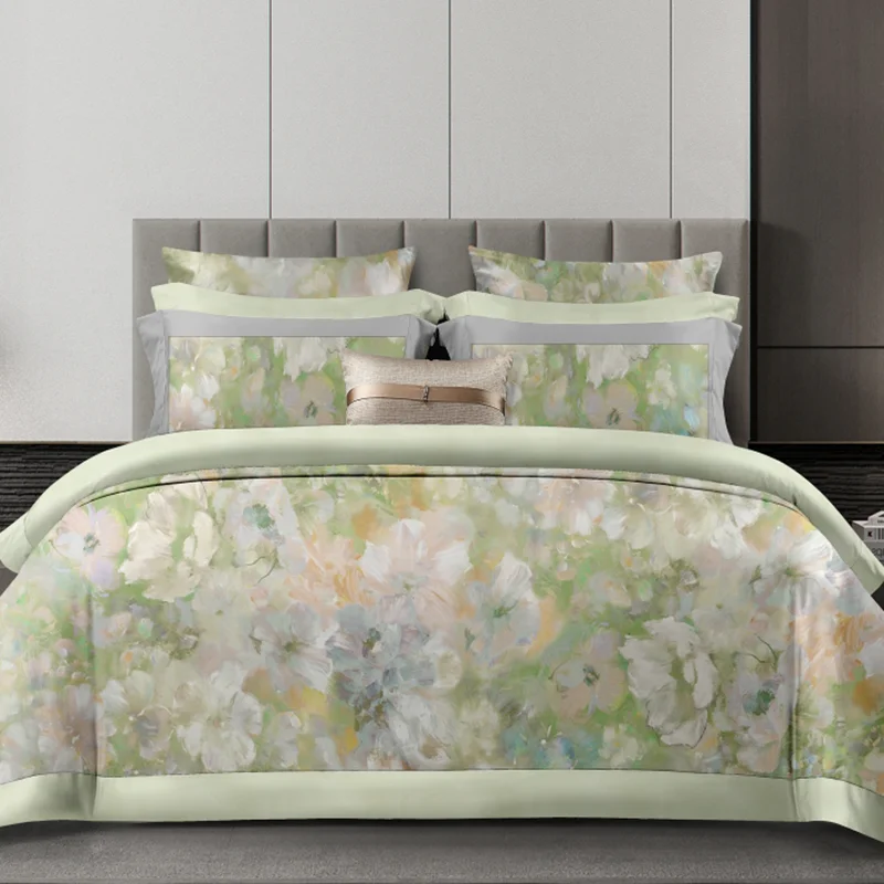 100-Tencel-Quilt-Cover-Duvet-Cover-Flat-Bed-Sheet-Pillowcases-Comforter-Bed-Linens