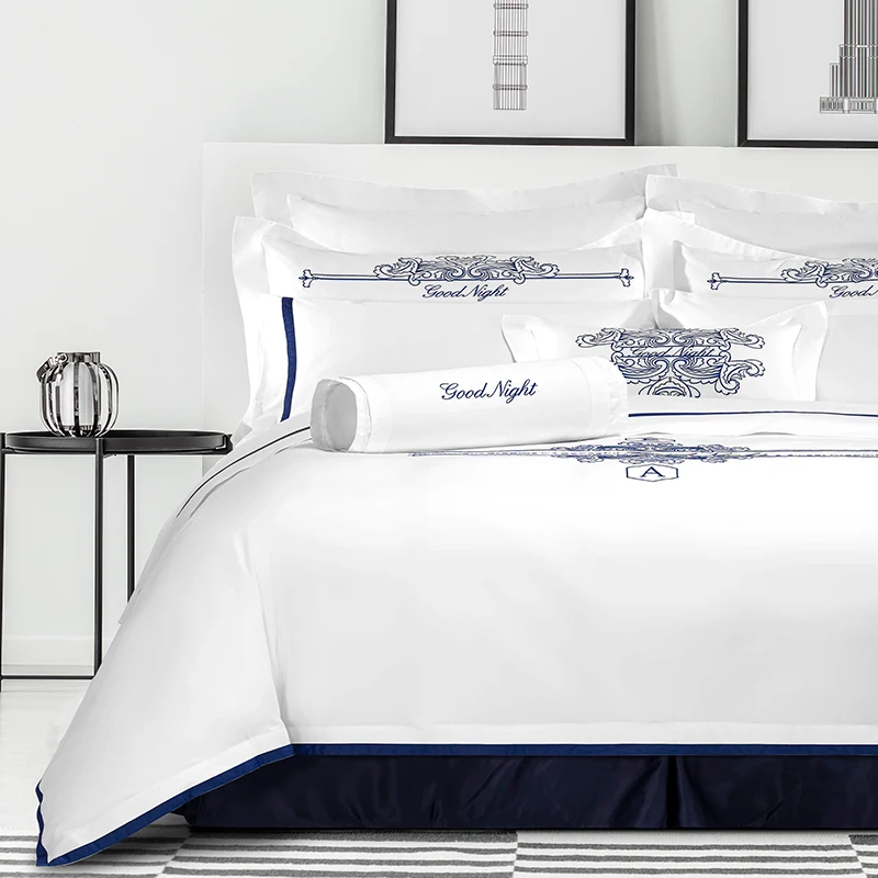 100-Turkish-Cotton-Hotel-Single-Size-White-Duvet-Cover-Bed-Sheets-Bedding-Set