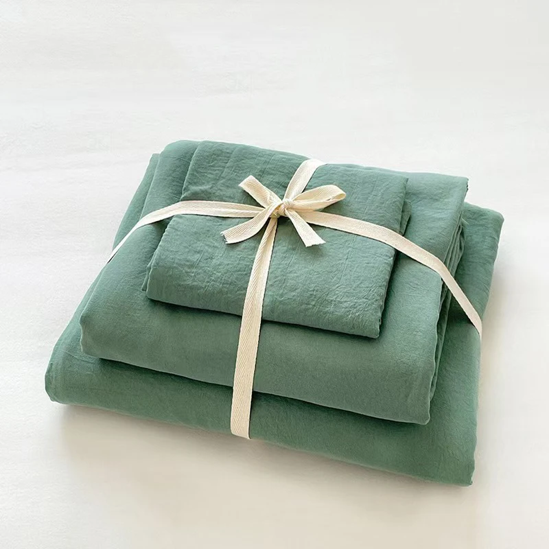 100-Wash-Cotton-Bed-Sheet-Duvet-Cover-Fitted-Sheet-Home-Bedsheet-Set
