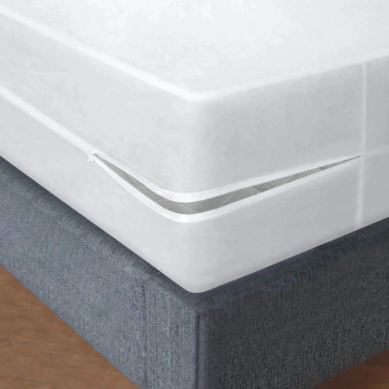 100-Waterproof-Bed-Cover-Vinyl-Free-Hypoallergenic-Premium-Mattress-Protector-Zippered-Mattress-Encasement