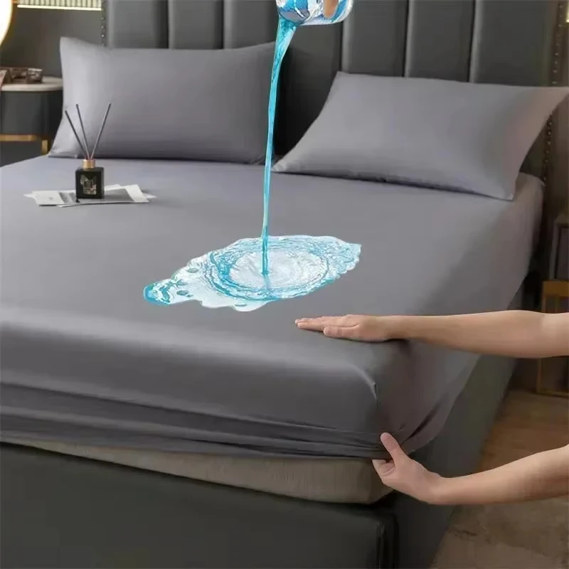 100-Waterproof-Mattress-Protector-Cover-Elastic-Fitted-Sheet-Anti-slip-Breathable-Mattress-Cover-Multi-Size-90-150-180-200cm