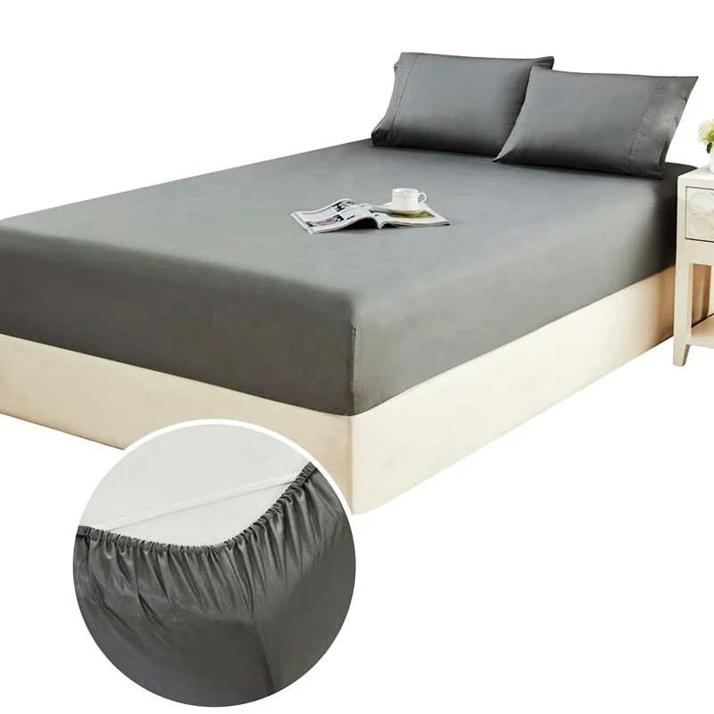 100polyester-Microfiber-Bedding-Flat-Sheet-Set-Queen-Size-Plain-Color-Fitted-Flat-Sheets-Fitted-Sheet-Sets