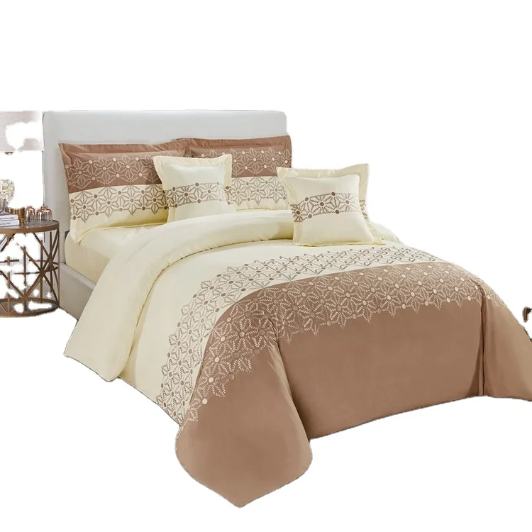 100polyester-Microfiber-Queen-king-Size-Bedding-Set-Luxury-Embroidery-Comforter-Set-7-Pieces-One-Set