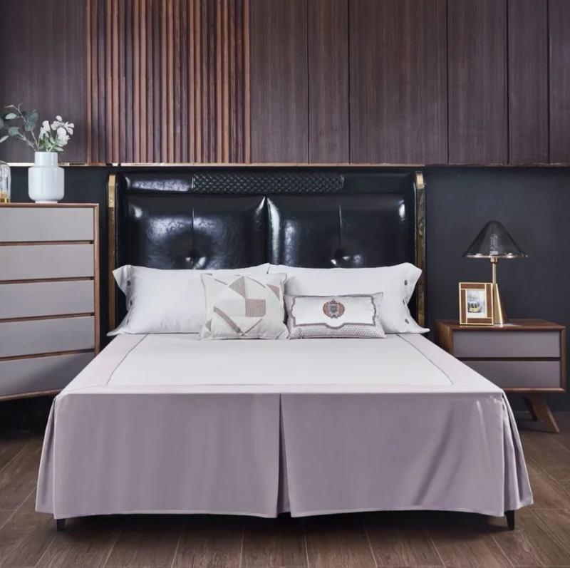 105g-Brushed-Polyester-Fabric-300tc-Solid-Color-Plain-Dyed-Bed-Skirt-for-Hotel-Home-Wedding-Use